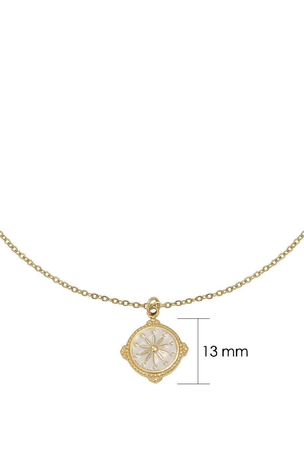 Collar Leading Star Rosa Acero inoxidable h5Imagen2